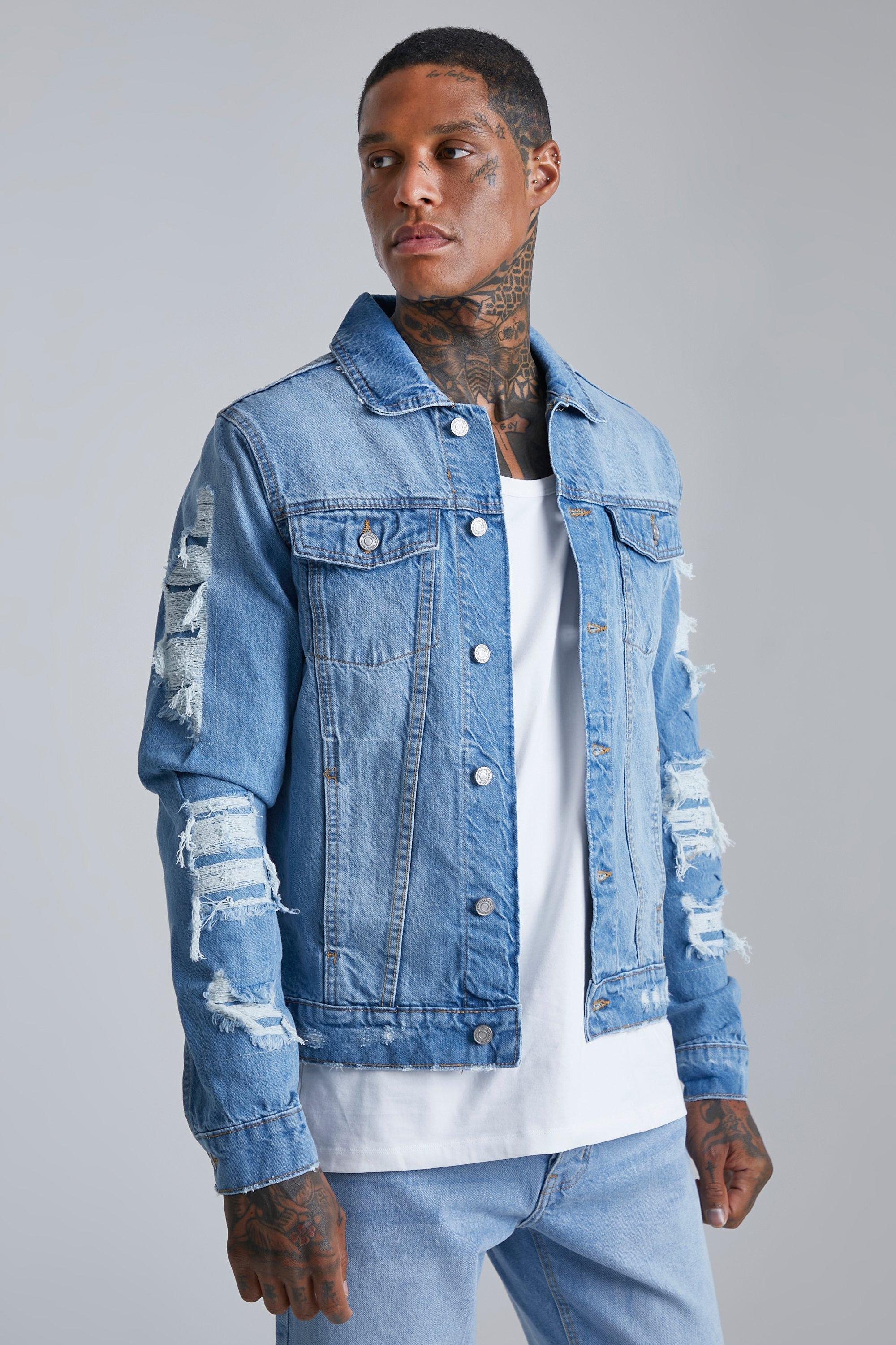 Scratch store jeans jacket